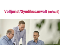 Volljurist/Syndikusanwalt (m/w/d)