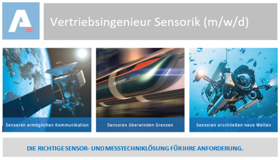 Vertriebsingenieur Sensorik (m/w/d) Vertriebsingenieur Sensorik (m/w/d)