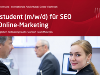 Werkstudent (m/w/d) für SEO und Online-Marketing